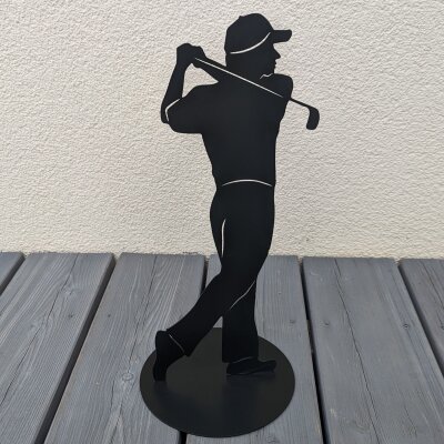 Golfspieler - schwarz