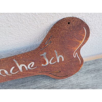 Schild "Hier wache ich"