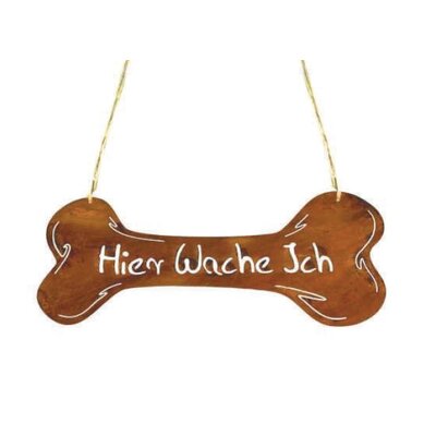 Schild "Hier wache ich"