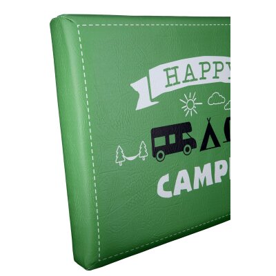 Sitzpolster für Getränkekiste - Happy Camper