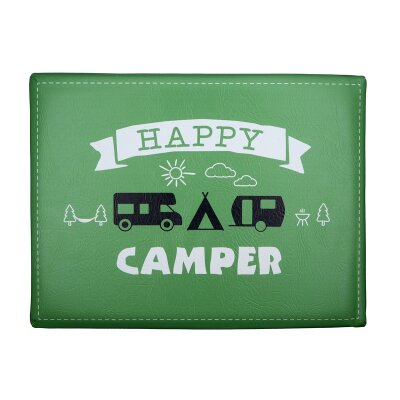 Sitzpolster für Getränkekiste - Happy Camper